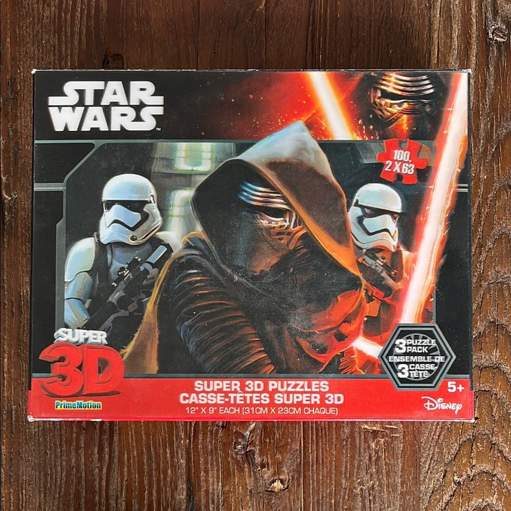 Star Wars Super 3D puzzles 3 pack